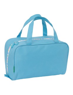Kulturbeutel für die Schule Benetton Spring Himmelsblau 31 x 14 x 19 cm