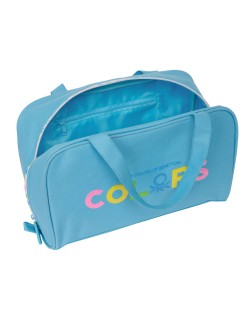 Kulturbeutel für die Schule Benetton Spring Himmelsblau 31 x 14 x 19 cm