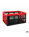 Caixa Dobrável com Alças Tontarelli Voilà Vermelho 45 L 53 x 37 x 27 cm (10 Unidades)