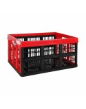 Caixa Dobrável com Alças Tontarelli Voilà Vermelho 45 L 53 x 37 x 27 cm (10 Unidades)