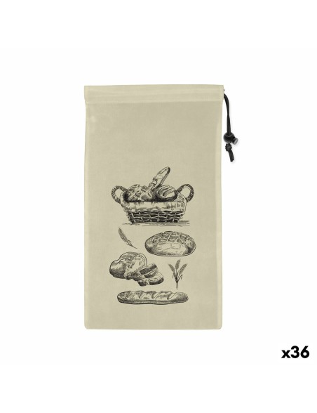 Set de Bolsas Reutilizables para Alimentos Quttin Pan TNT (Non Woven) 2 Piezas 25 x 45 cm (36 Unidades)