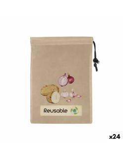 Bolsa Reutilizable para Alimentos Quttin TNT (Non Woven) 44,5 x 29,5 cm (24 Unidades)