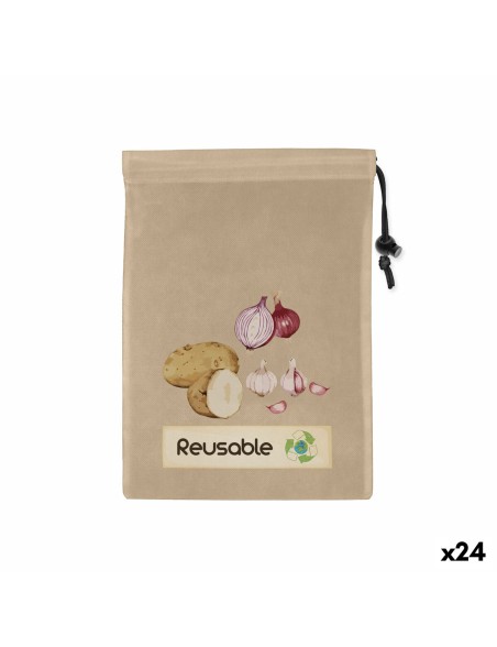Bolsa Reutilizable para Alimentos Quttin TNT (Non Woven) 44,5 x 29,5 cm (24 Unidades)