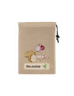 Bolsa Reutilizable para Alimentos Quttin TNT (Non Woven) 44,5 x 29,5 cm (24 Unidades)