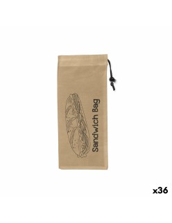 Set de Bolsas Reutilizables para Alimentos Quttin Portabocadillos TNT (Non Woven) 3 Piezas 13 x 30 cm (36 Unidades)