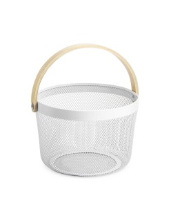 Cestino Multiuso Confortime Metallo Legno 25,5 x 17,5 cm (6 Unità)