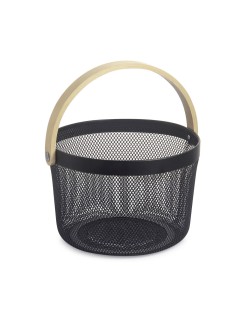 Cestino Multiuso Confortime Metallo Legno 25,5 x 17,5 cm (6 Unità)