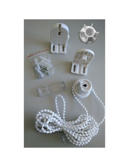 Store transparent Naturals Blanc Polyester (Reconditionné A)