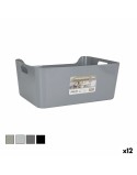 Panier Multi-usages Dem Avec des poignées 33 x 24 x 14,5 cm (12 Unités)