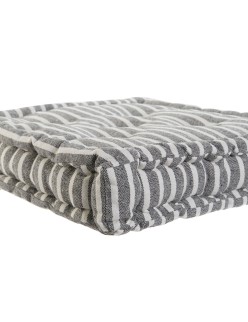 Cojín Home ESPRIT Amarillo Beige Mediterráneo 56 x 56 x 13 cm (3 Unidades)