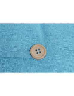 Cojín Home ESPRIT Azul Blanco Azul cielo Mediterráneo 50 x 15 x 30 cm (3 Unidades)