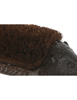 Felpudo Home ESPRIT Marrón oscuro Hierro 28 x 12,5 x 9,5 cm Erizo
