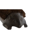 Felpudo Home ESPRIT Marrón oscuro Hierro 28 x 12,5 x 9,5 cm Erizo
