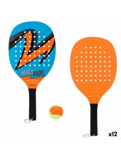 Beach Spades with Ball Aktive Wood 21 x 44 x 1 cm (12 Units)