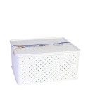 Scatola portaoggetti con coperchio Tontarelli Arianna 33 x 29 x 16 cm (4 Unità) Bianco 13 L