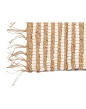 Teppich Weiß natürlich Streifen 60 x 1 x 90 cm (12 Stück)