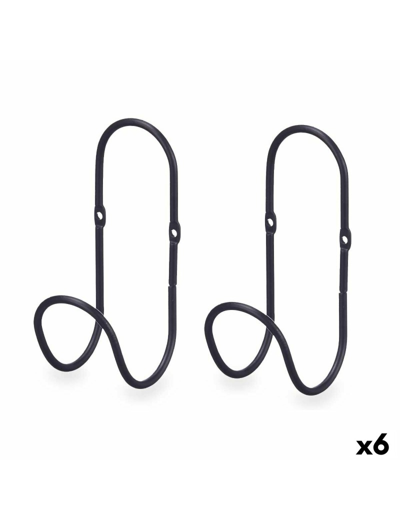 Grucce Nero Metallo Set 2 Pezzi (6 Unità)