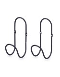 Grucce Nero Metallo Set 2 Pezzi (6 Unità)