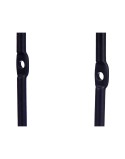 Hangers Black Metal Set 2 Pieces (6 Units)