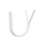 Hangers White Metal Triangular Set 3 Pieces (6 Units)