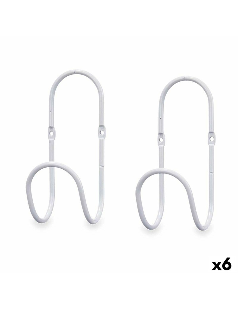 Grucce Bianco Metallo Set 2 Pezzi (6 Unità)