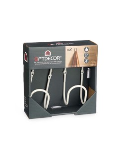 Grucce Bianco Metallo Set 2 Pezzi (6 Unità)