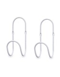 Colgadores Blanco Metal Set 2 Piezas (6 Unidades)