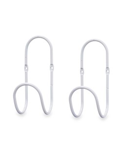 Grucce Bianco Metallo Set 2 Pezzi (6 Unità)