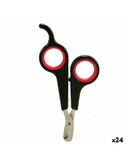 Nagelknipser Schwarz Rot 6 x 0,5 x 11,5 cm Haustiere (24 Stück)