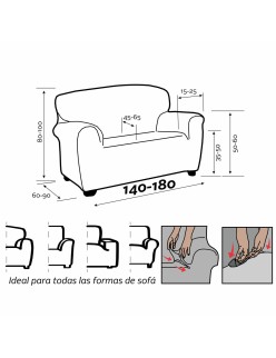 Funda para Sofá Sofakover Romeo 2 plazas