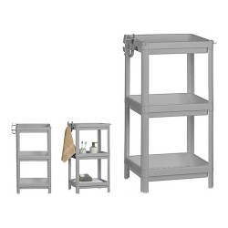 Estantería de Baño Berilo BA5080-3-GR Gris