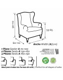 Funda para sillón orejero Sofaskins NIAGARA