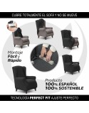Funda para sillón orejero Sofaskins NIAGARA