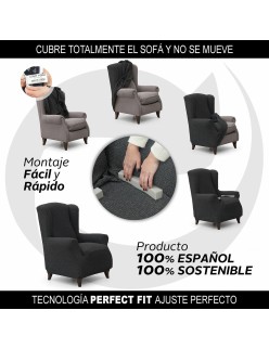 Funda para sillón orejero Sofaskins NIAGARA