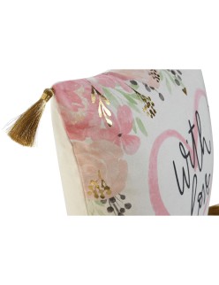 Cojín Home ESPRIT Romántico 45 x 5 x 45 cm (2 Unidades)