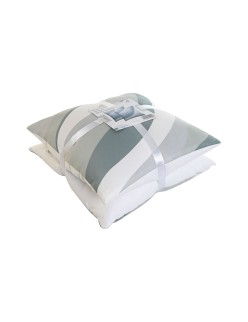 Set de cojines Home ESPRIT Ondas 45 x 5 x 45 cm (2 Unidades)