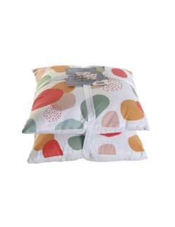Set de cojines Home ESPRIT Tropical 45 x 8 x 45 cm (2 Unidades)