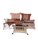 Cuscino Home ESPRIT Bianco Terracotta Boho 50 x 5 x 30 cm
