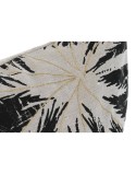 Cojín Home ESPRIT Negro Boho Palmera 45 x 5 x 45 cm