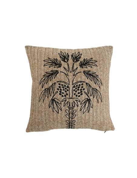 Cojín Home ESPRIT Natural Palmera 42 x 15 x 42 cm