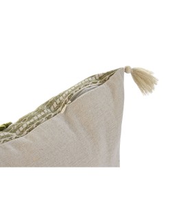 Cojín Home ESPRIT Verde Boho 45 x 5 x 45 cm