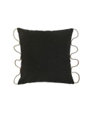 Cojín Home ESPRIT Negro 45 x 15 x 45 cm