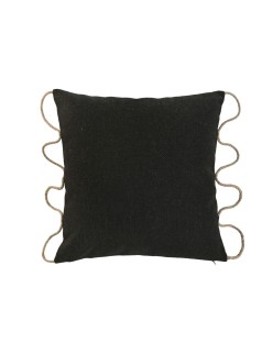 Cuscino Home ESPRIT Nero 45 x 15 x 45 cm