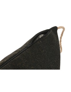 Cojín Home ESPRIT Negro 45 x 15 x 45 cm