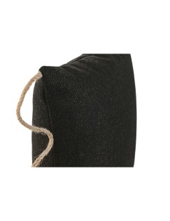 Cojín Home ESPRIT Negro 45 x 15 x 45 cm