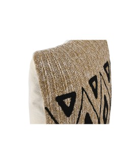 Cojín Home ESPRIT Negro Natural 42 x 15 x 42 cm