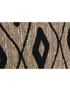 Cojín Home ESPRIT Negro Natural 42 x 15 x 42 cm