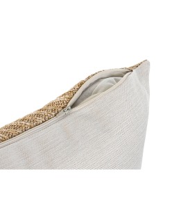 Cojín Home ESPRIT Negro Natural 42 x 15 x 42 cm