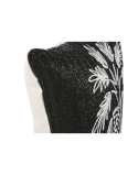 Cojín Home ESPRIT Blanco Negro Palmera 42 x 15 x 42 cm