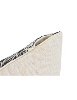 Coussin Home ESPRIT Blanc Noir Imprimé 45 x 15 x 45 cm